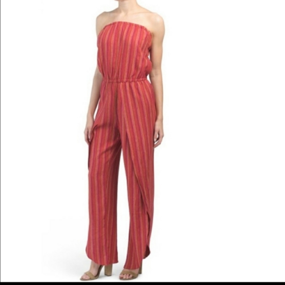 Anthropologie strapless Jumpsuit